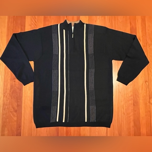 mecca Other - Vintage 90s Mecca GOLD Sweater Hip-Hop Streetwear Knit Men's XL -Y2K - EUC.